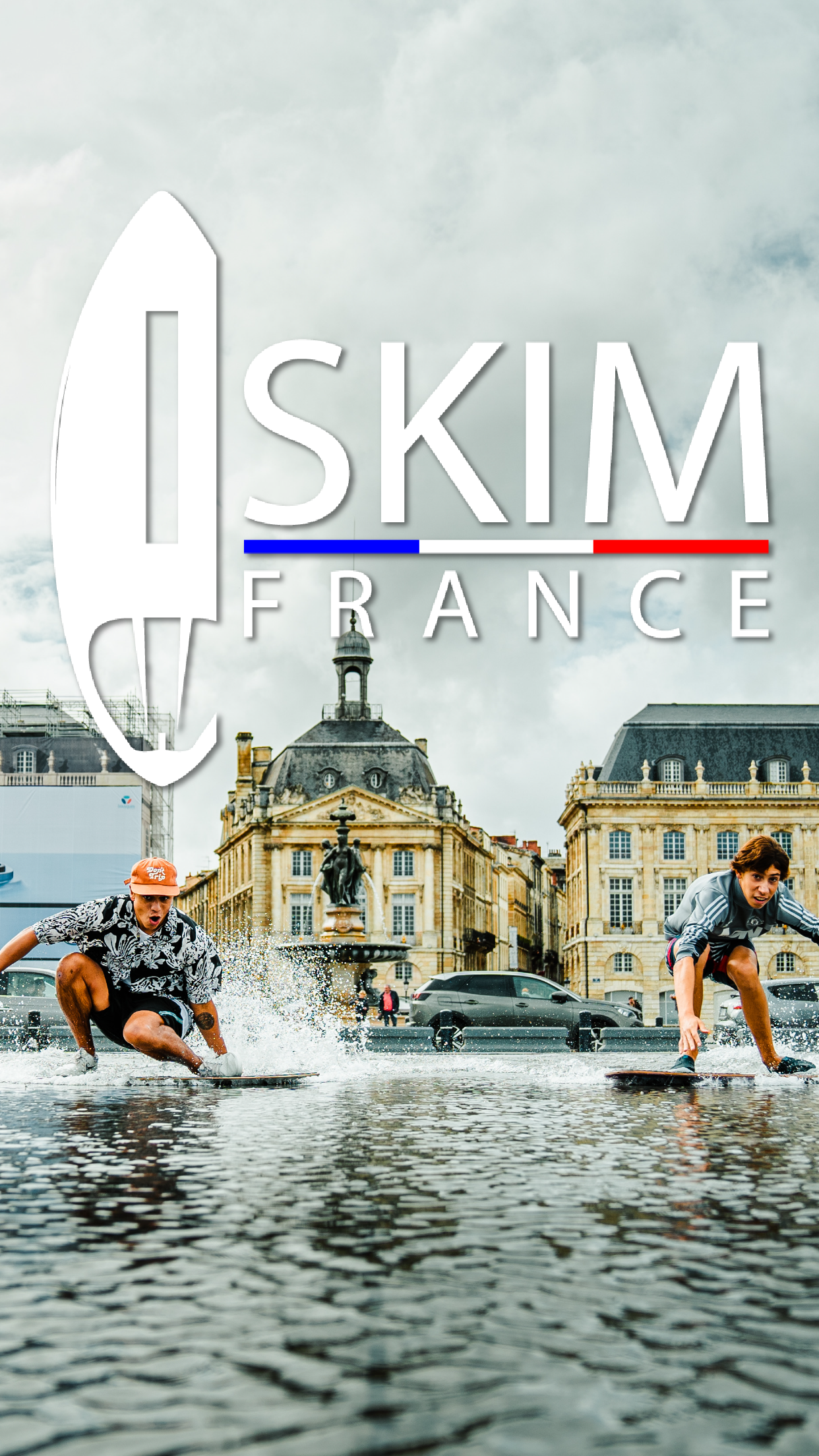 Skimboard Bordeaux Miroir d'eau France